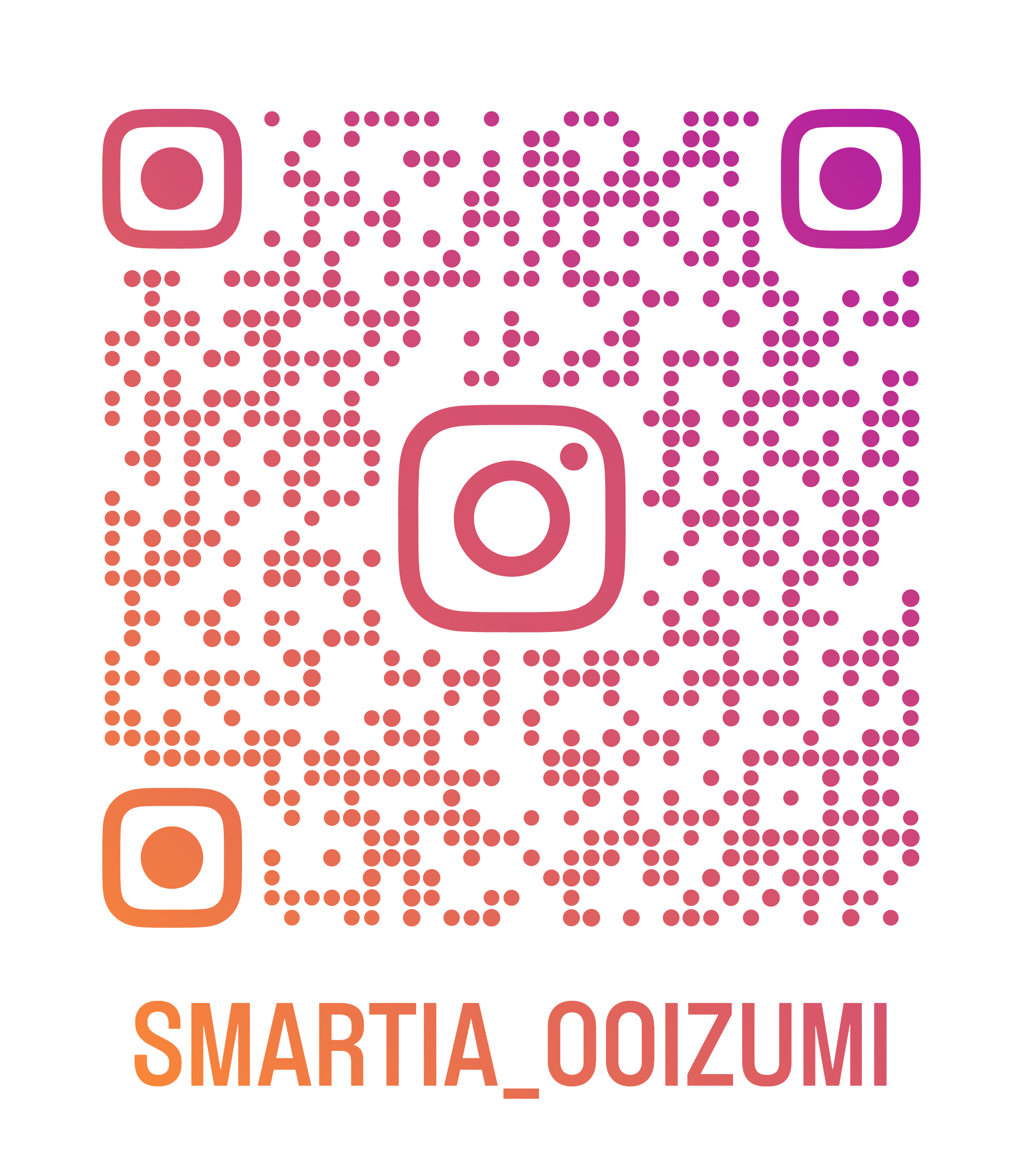 SMARTIAおおいずみ 公式InstagramのQRコード